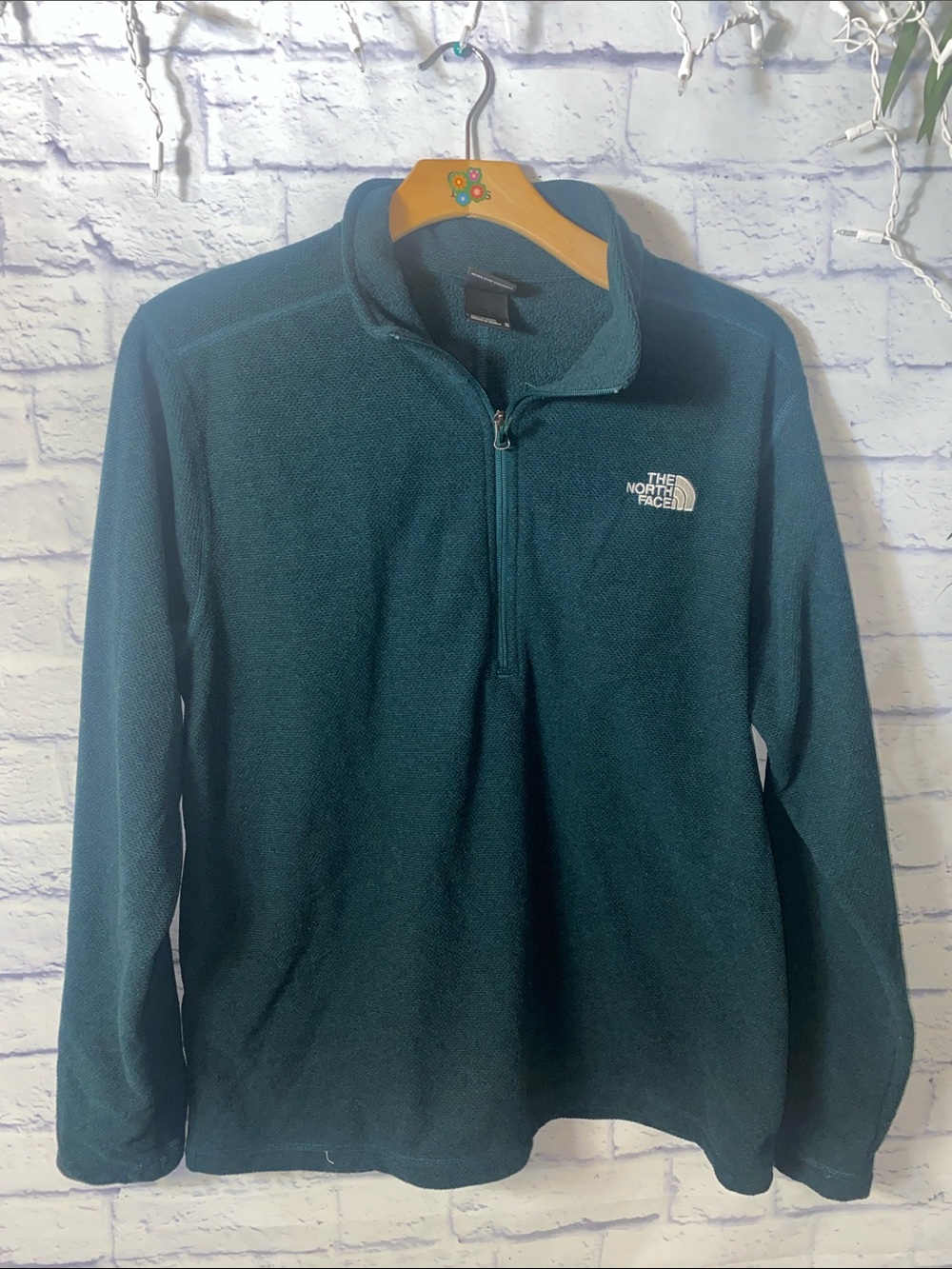 The North Face Deep Teal Half-Zip Fleece Pullover